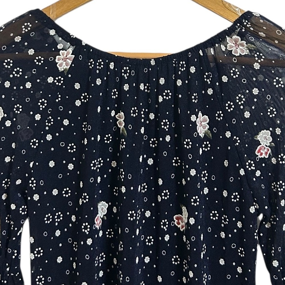 Siren Lily Petites Dress Floral Bell Sleeve Romantic Whimsigoth Fairy Grunge PS - Picture 9 of 10